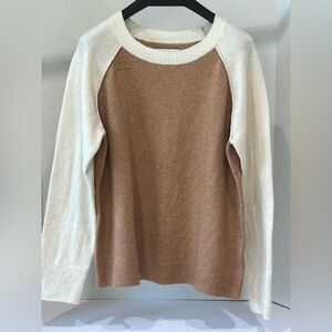 Women's Sonoma Cream and Brown Sweater